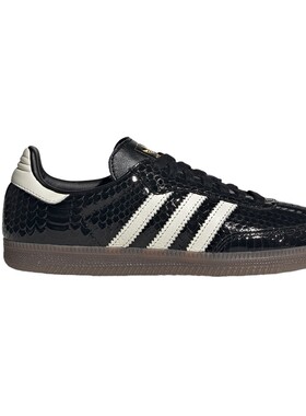 adidas阿迪达斯三叶草T头鞋SAMBA男女鞋蛇纹运动鞋德训鞋 IH9015