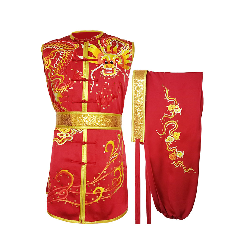 大业亨通武术表演服男2023年新款