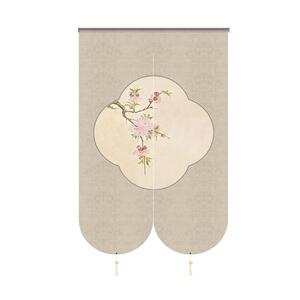 宋式美学高档家用隔断门帘遮挡帘