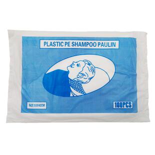 隔水膜美发理发店专用薄膜披肩布塑料防水加厚毛巾背一次性洗头垫