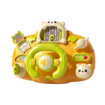 宝宝方向盘模拟汽车驾驶早教玩具