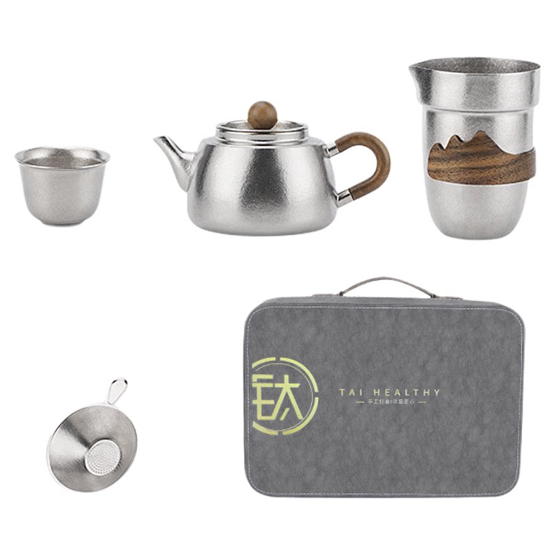 乐壶匠钛便携功夫茶具套装