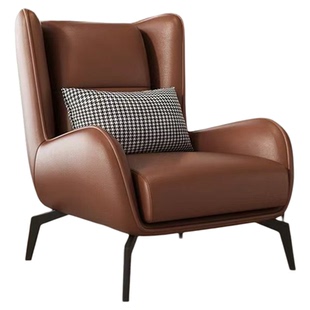 单人椅网红老虎椅单人沙发轻奢客厅会客简约休闲椅阳台沙发椅