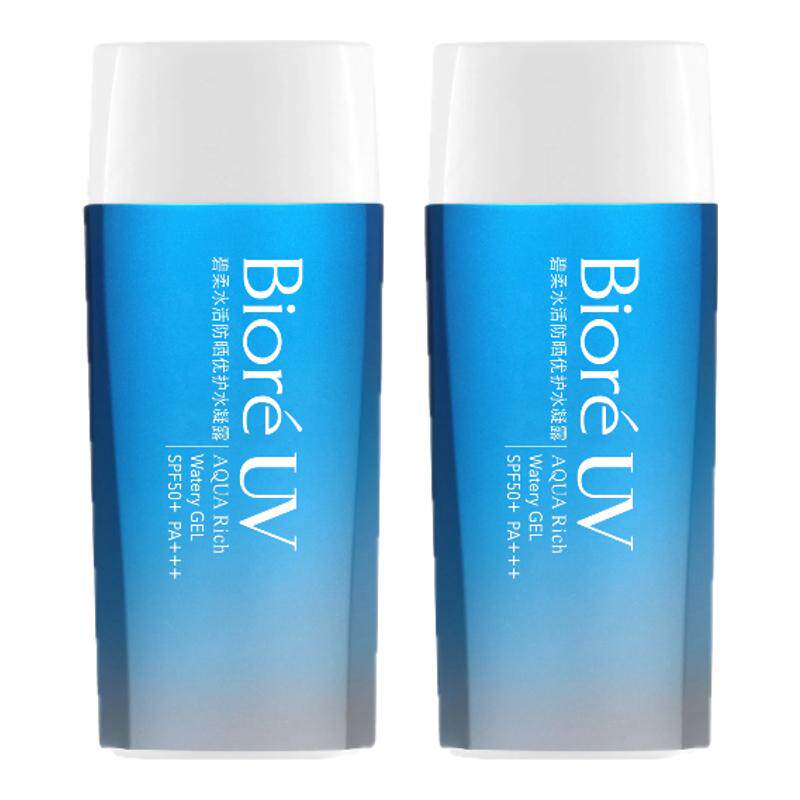 花王Biore碧柔防晒优护水凝露保湿水润*2瓶装隔离春夏SPF50+