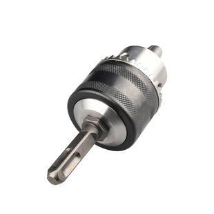 冲击钻转换头电动扳手夹头方柄圆柄连接杆电锤转换手电钻夹头配件