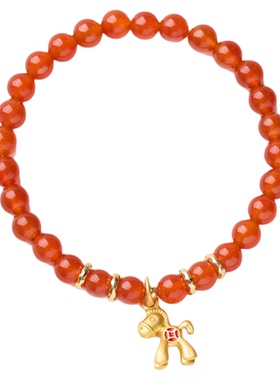 红玛瑙手链单买也能定制手围