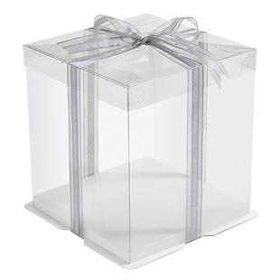 透明蛋糕盒子厚底6寸10寸8寸4寸14寸加高定制生日蛋糕盒子包装盒