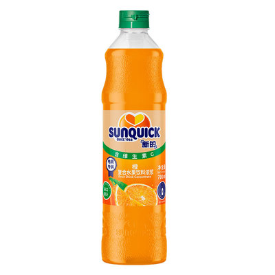 【29.5元/瓶】新的浓缩果汁700ml