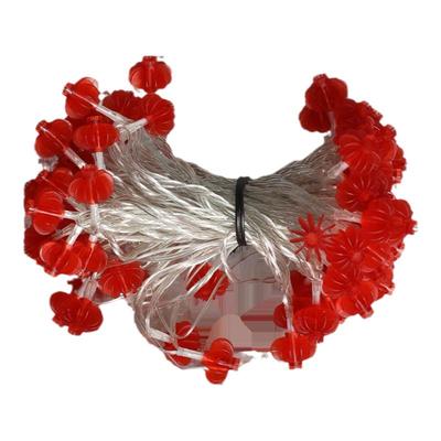 新款太阳能小灯笼串户外新年防水