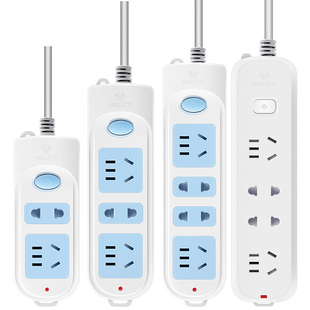 公牛1米短线插座多功能迷你小插排带线宿舍寝室学生插线板接线板