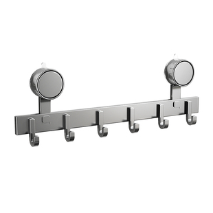 吸盘门后挂钩强力承重粘胶免打孔卧室浴室毛巾置物架入户门挂衣架