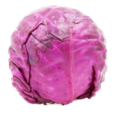 沙拉食材新鲜紫甘蓝西餐轻食蔬菜