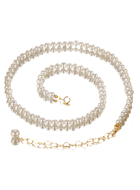 淡水珍珠女可定制刻字项链