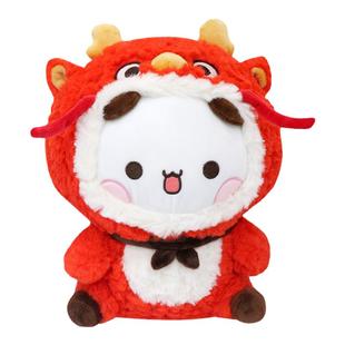 二次元造物家熊猫一二布布2024龙年公仔吉祥物新年毛绒玩偶送礼物