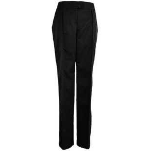 敦系列秋装新款女黑色小脚裤长裤料子裤品牌折扣正品