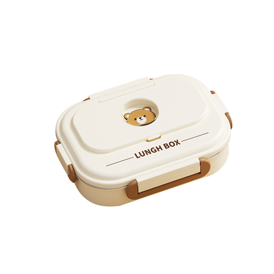 新抗菌钢饭盒可微波炉加热大容量