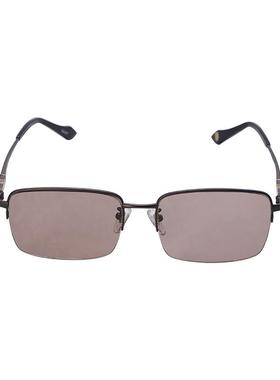 晶工匠石头眼镜天然水晶男款东海原石半框镜架中老年人太阳墨镜58