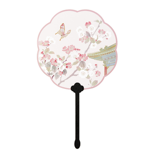 恭王府文创古风团扇随身扇子便携伴娘生日新婚订婚情人节伴手礼物