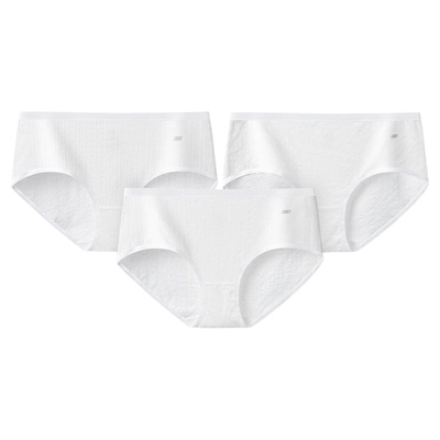 斯凯奇透气纯棉档内裤女士三角裤