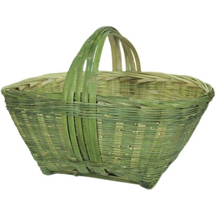 手工竹篮竹编手提篮手提菜篮子鸡蛋筐环保菜篮果园元采摘筐竹篮子