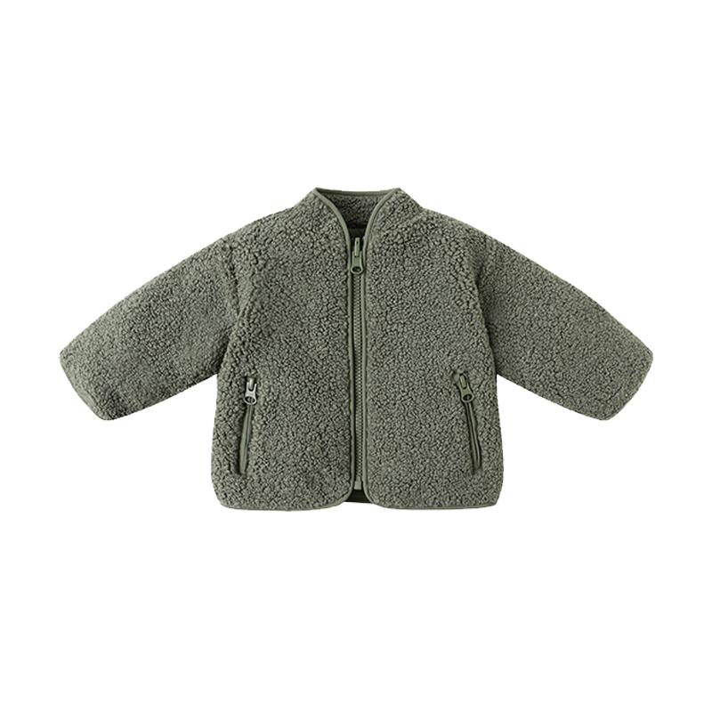 QuincyMae童款双面穿摇粒绒服