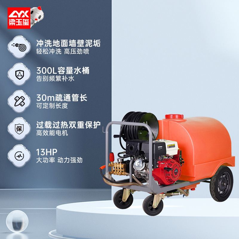 坦龙T18/10L锂电池电动高压管道清洗机 移动下水管道疏通机冲洗机