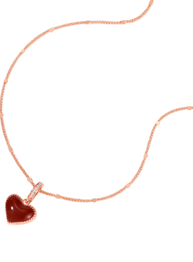 DODOGOGO双面爱心毛衣锁骨链