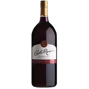 包邮整件6瓶1500ml原装进口美国加州乐事柔顺红酒大炮双杯单杯12C