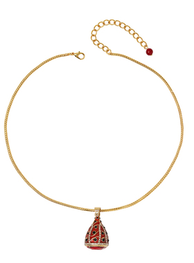 中古轻奢感微镶钻锆石吊坠钛钢项链女气质颈链饰品个性小众锁骨链