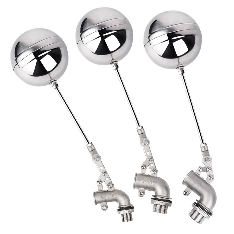 敏强正品90度弯头水箱不锈钢浮球阀 全自动可调式进水阀水位控制