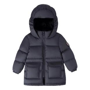 小黄鸭儿童羽绒服中长款加厚男女童宝宝石墨烯黑金中小童冬装外套