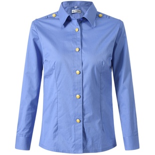 2025款铁路制服女衬衣女外穿内穿长袖弹力短袖工作服23式新式路服