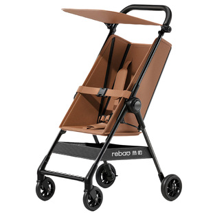 热豹口袋婴儿推车轻便折叠遛娃车便携推车可坐可躺一键收车