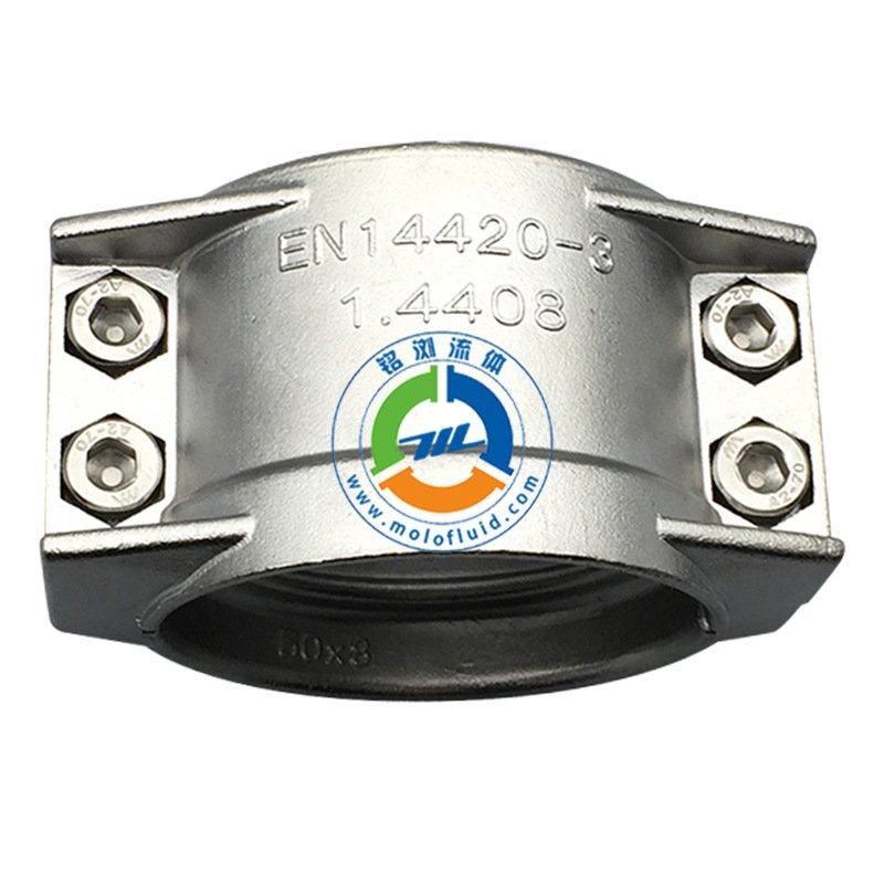 DIN2817两片式抱箍 安全管夹 不锈钢管夹 不锈钢抱箍 卡箍/管箍