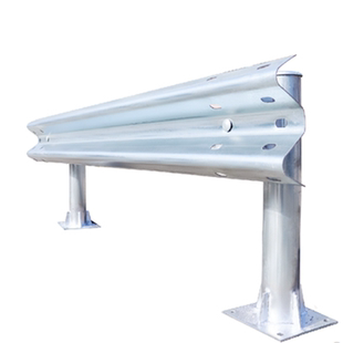 波形护栏板两波三波镀锌喷塑钢护栏高速国道省道防撞波形护栏厂家