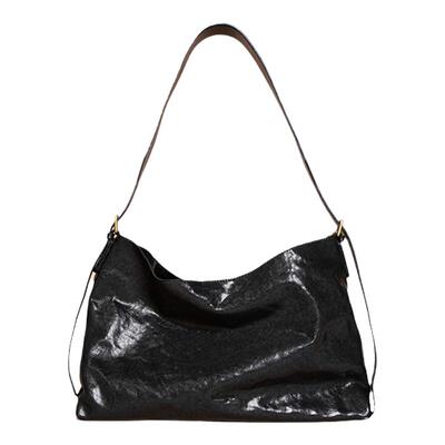 食草堂山野斜挎托特包新款黑标hobo包大容量包包轻奢小众游牧荒原