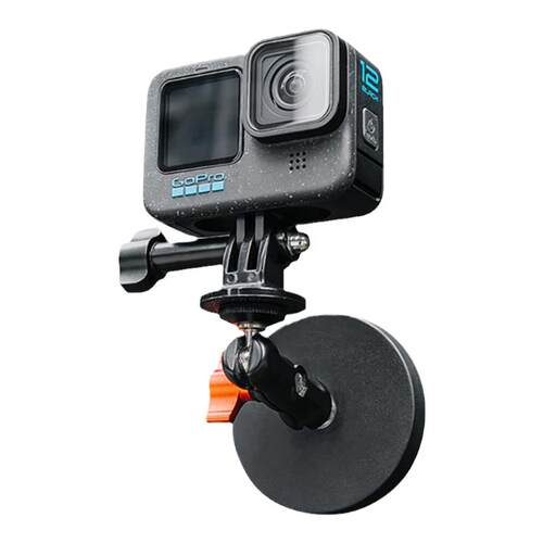 适用大疆Action6/5Pro/4/3GoPro13/12Insta360Ace Pro2运动相机金属磁吸盘磁吸支架第一视角拍摄吸盘磁吸支架