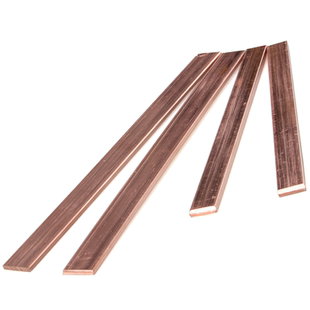 t2紫铜排实心铜条紫铜条铜排扁条纯铜条紫铜块铜排铜条2-100mm