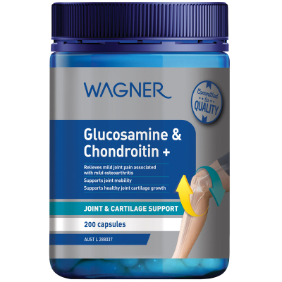 澳洲Wagner瓦格纳氨糖软骨素胶囊200粒关节