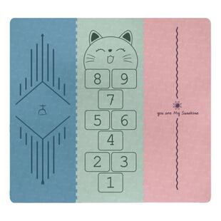 地毯式瑜伽垫大号加宽健身家用亲子双人超大加厚防滑减震静音2米4