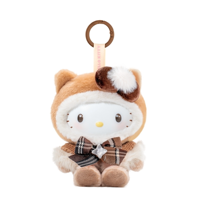 三丽鸥绒绒格调系列搪胶毛绒盲盒酷洛米大耳狗女生礼物HelloKitty