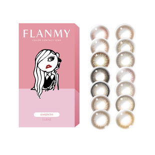 T-Garden美瞳chusme半年抛合集Flanmy隐形眼镜美瞳视客2片