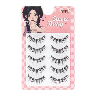 梦鹿漫画湿02整条款假睫毛新手女团2025新款漫画眼睫毛硬梗