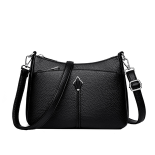 真皮包包女2025新款时尚百搭中年妈妈包大容量软皮婆婆单肩斜挎包