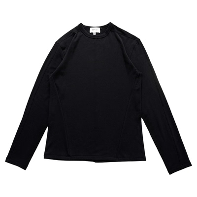 NOFAITH冬季新款修身华绒打底衫男纯色百搭通勤基础款圆领长袖t恤