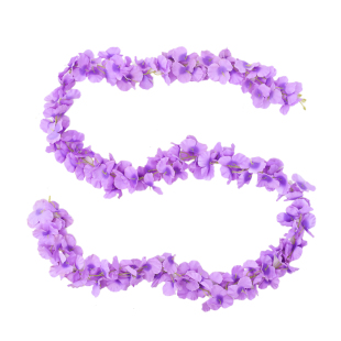 仿真绣球花藤条紫藤花垂吊花串室内空调管道装饰吊顶假花塑料绢花