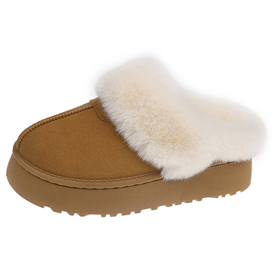 2025新款女款厚底增高休闲雪地靴