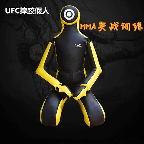 跨境巴西柔术假人UFC布袋MMA技人皮散打摔跤柔道技格斗绞人锁
