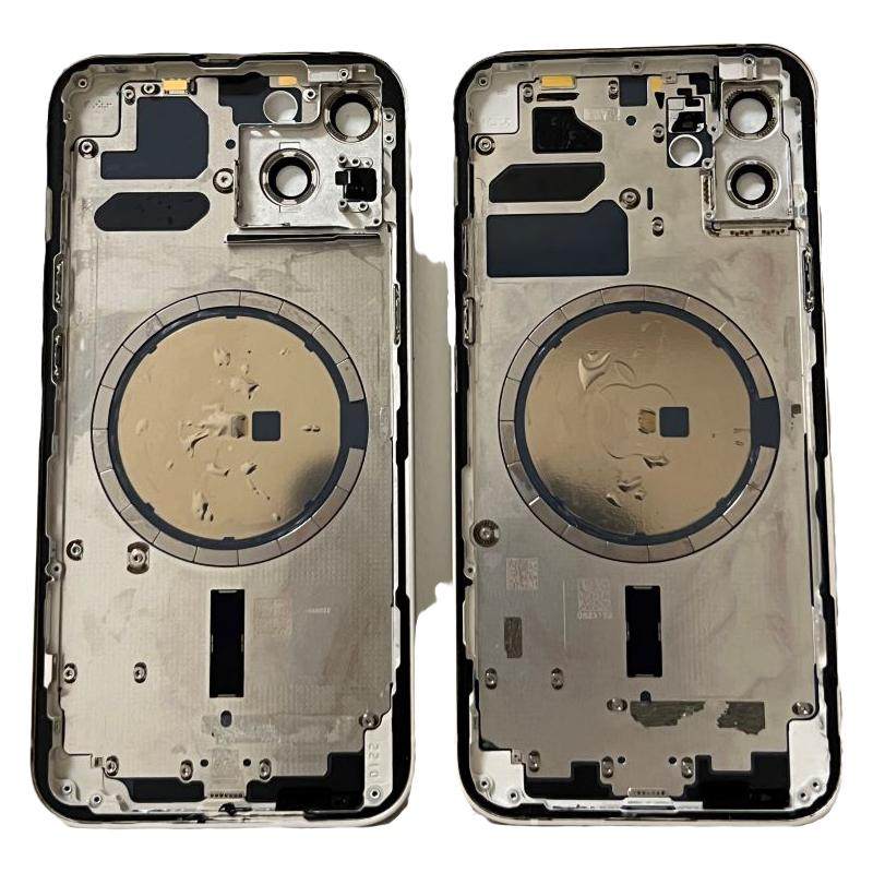 适用iphone12拆机后壳苹果12promax原装中框总成12pm后盖mini玻璃