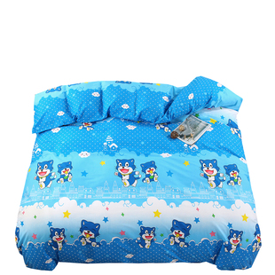 纯棉被套单件卡通儿童1.2m单人1.5米1.8m床100%全棉被罩双人2.0米